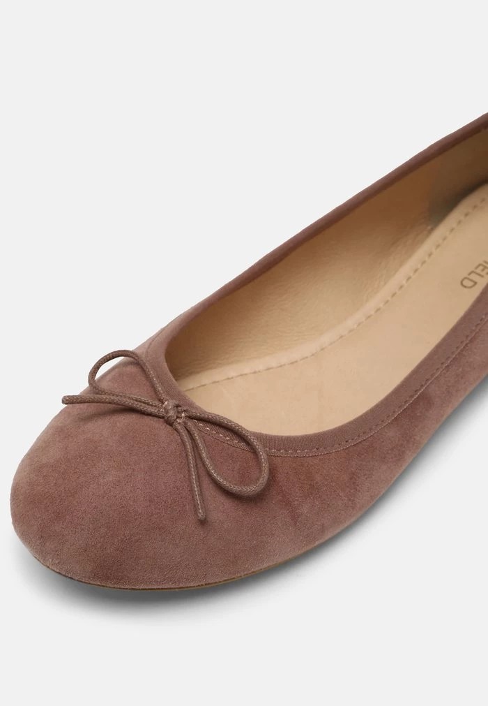 Ballerine ANNA FIELD Anna Field Cuir Grise Marron Femme | MTN-6214430